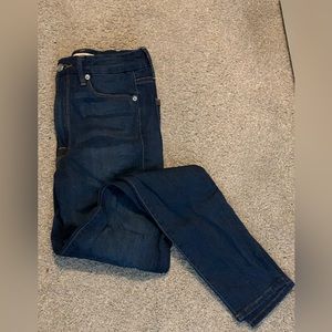 Good American Good Waist Blue 604 skinny jeans size 4/27 like new